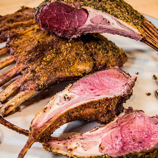 ROASTED RACK OF LAMB - Fired Up BBQ Supply Co.