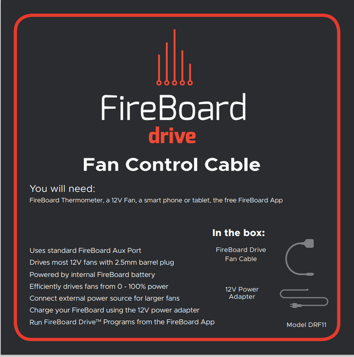 FireBoard Drive Fan Control Cable