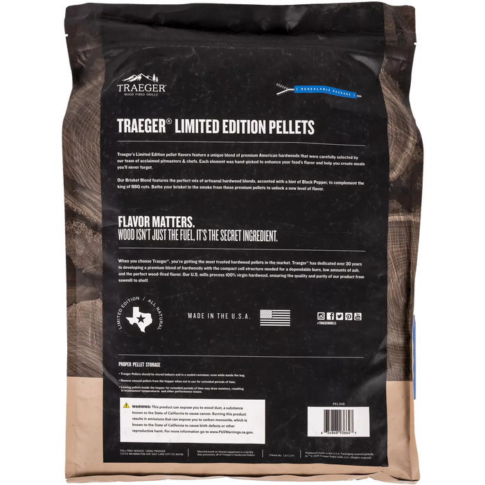 Traeger Pellets - Limited Edition Brisket Blend