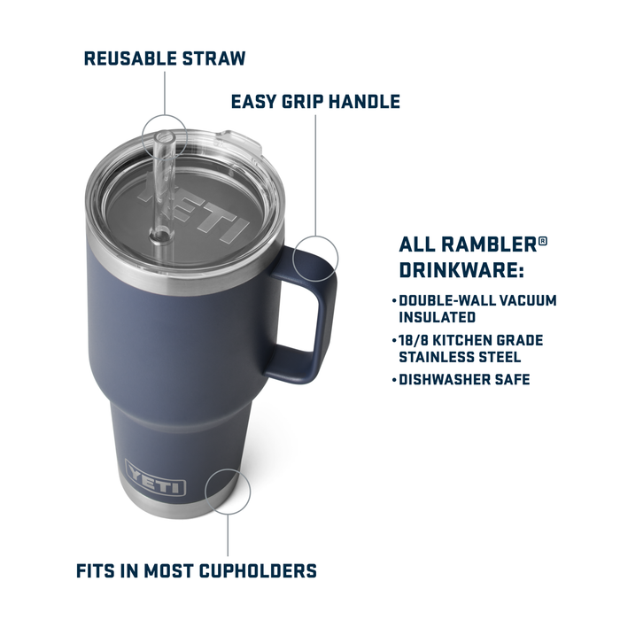 Rambler 35 oz (994 ml) Straw Mug